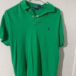 Mens Ralph Lauren custom fit polo shirt.